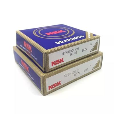 Dustproof Single Row NSK Deep Groove Ball Bearing 40x80x18mm 6208 DDU C3