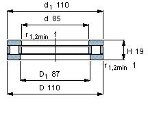 G20Cr2Ni4A, AISI 52100 radial load and axial load spherical Thrust Roller Bearing exporters