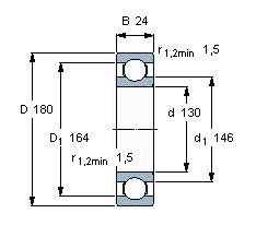 Thin-wall Bearing / Deep Groove Ball Bearing, P4(ABEC5), P5(ABEC3), P6(ABEC1) factory