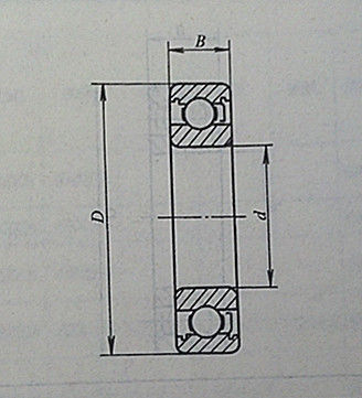 A band of dust cover deep groove ball bearing 6306Z / 6306ZR / 6330ZS / 6322ZX factory