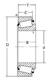 GCR15，AISI52100，DIN100Cr6 Bearing Steel, Taper Roller Bearing factory