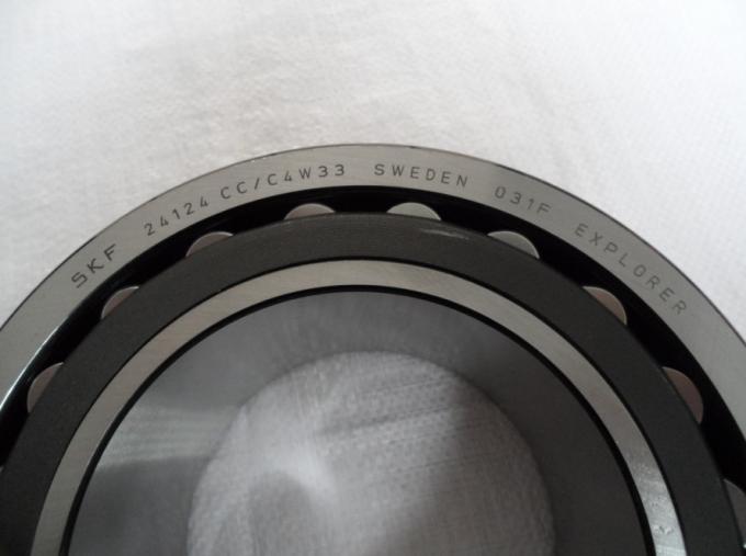 22212E 100Cr6 Chrome Steel Spherical Roller Bearing Double Row With 240 KN Heavy Radial Loading