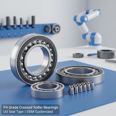 P4 Grade Crossed Roller Bearings with UU Seal Type and OEM Customized Services for Robotics and Machine Tools