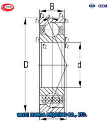 7216 BECBP Angular Contact Ball Bearing 7214 BECBJ 7415 BCBM 7313 BEGAP 7412 BGAM