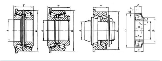 32006 32009 32010 Taper Roller Bearing Size 30x55x17mm TIMKEN Bearing